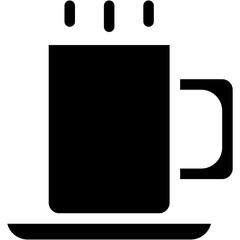 Vector Icon Coffee Mug, Drink, Hot Tea, Hot Drink, Tea Cup, Coffee