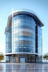 Obraz premium 3D Model Business Center