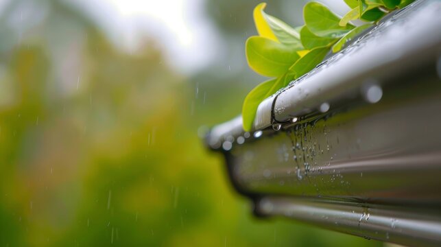 Clean and maintain gutters and downspouts--style raw