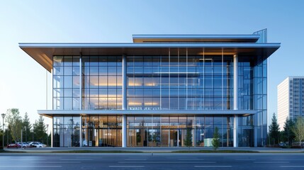 Obraz premium 3D Model Business Center