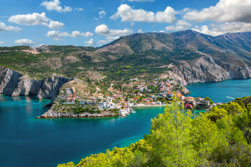 Obraz premium Assos village in Kefalonia