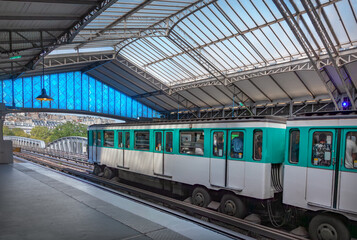 Metro station in Paris