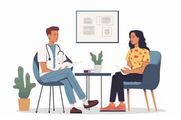 Compassionate Therapist Engages in Heartfelt Counseling Session with Patient to Encourage Healing