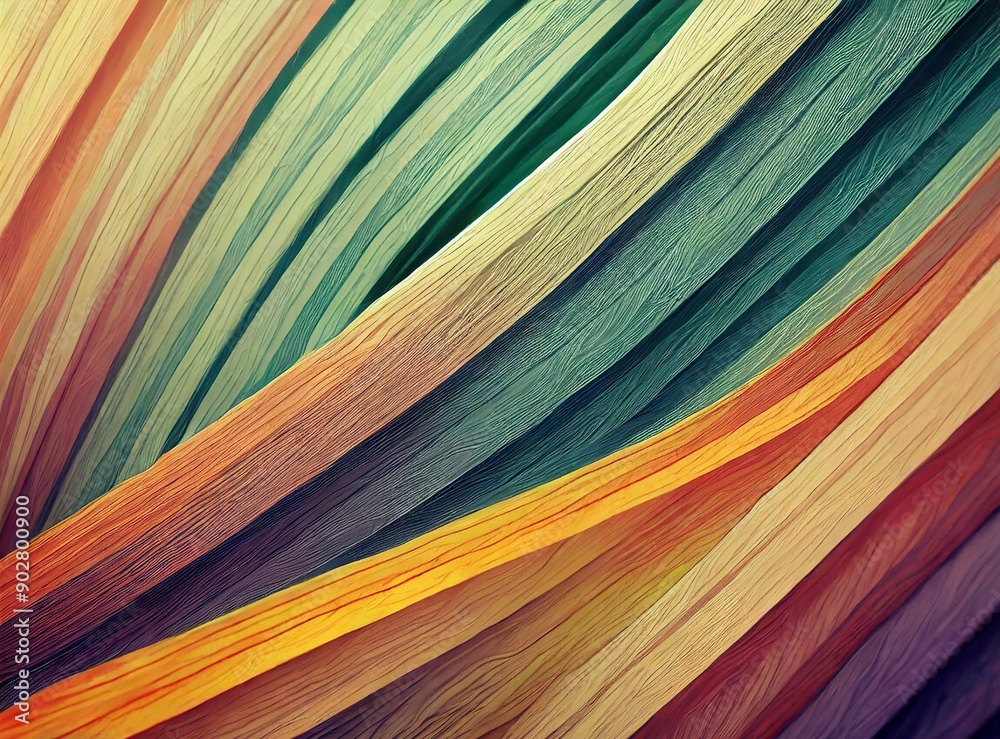 Poster Colorful Abstract Layers Design Background/Wallpaper