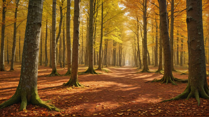 Fototapeta premium trees in the forest