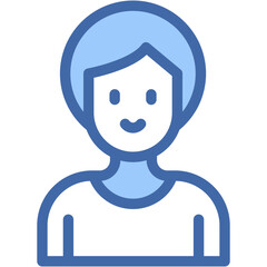 Vector Icon Woman, People, Profile, User, Avatar