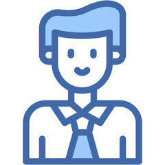 Vector Icon Businessman, Suit, Job, Professions And Jobs, Profession