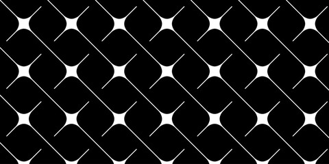 White line star grid Pattern Geometric Background