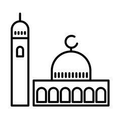 Mosque icon template