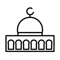 Mosque icon template