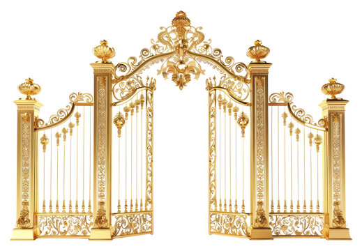 PNG Shiny Gold gate.