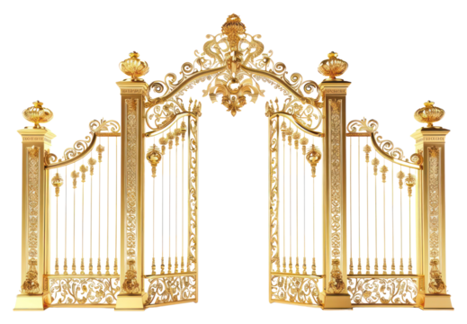 PNG Shiny Gold gate.