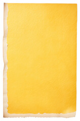 PNG Textured yellow torn paper