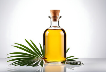 isolated product photograph saw palmetto oil bottle white background health products isolated white photo realistic photo high resolution high details vibrant