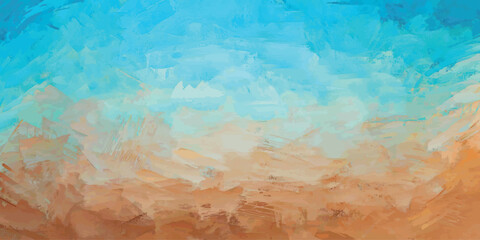 vector abstract shades of turquoise with harmonious blend of blue and tan blended shadow brush stroke in serene atmosphere stunning piece 4