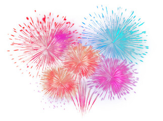 PNG A fireworks night illuminated celebration.