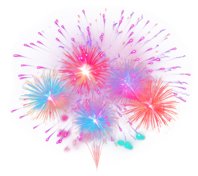 PNG A fireworks night light illuminated.