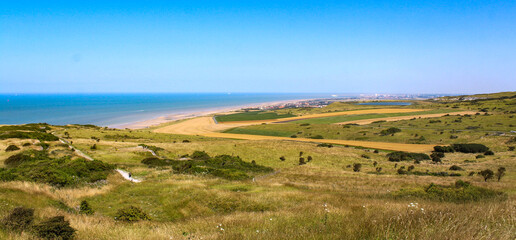 Cap Blanc-Nez on the coast of Northern France