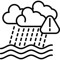 Acid Rain Caution Icon