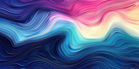 Obraz premium Abstract Colorful Swirling Pattern