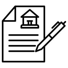 Rental Agreement Icon
