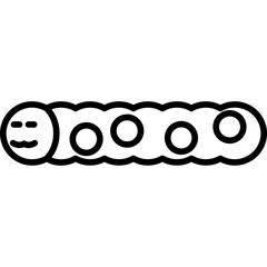 Monarch Caterpillar Icon
