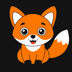 cute smile fox