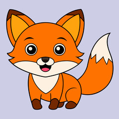 cute smile fox