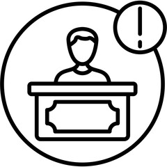 Hotel Reservation Alert Icon