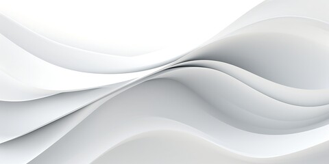 Abstract white background with wavy lines