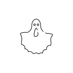 ghost vector type icon