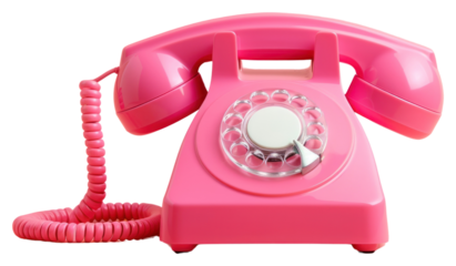 PNG Dial telephone pink electronics technology.
