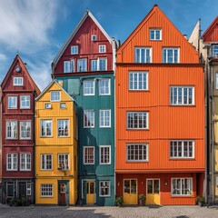 Fototapeta premium Copenaghen colourful houses