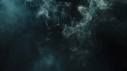 Mystical and Ethereal Smoke or Mist Effect in Dark,Moody Atmosphere