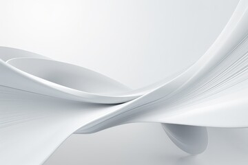 Obraz premium Abstract White Form