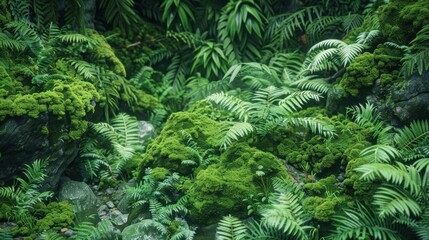 Lush Green Forest Landscape