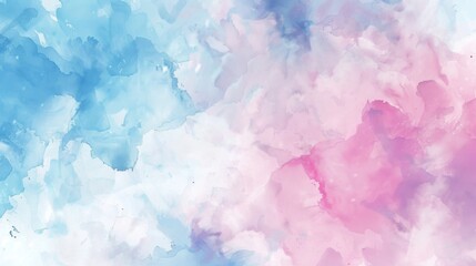 Watercolor gradient paint grunge texture on white background. The color splashing in the paper