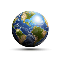 Obraz premium planet earth, globe, globe, geography. illustration. artificial intelligence generator, AI, neural network image. background for the design.
