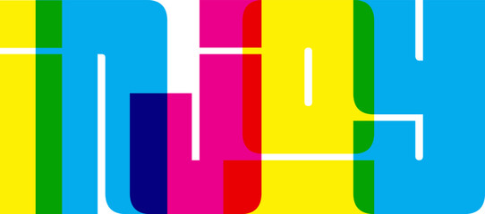 Injoy text, Injoy,  injoy our life,text injoy our life quality full t shirt design.