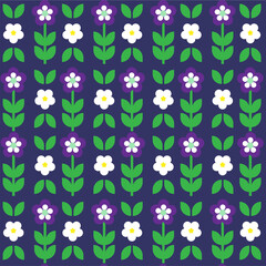 Art & Illustration cute floral pattern.