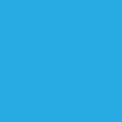 a blue background with a black and white cat on top of it