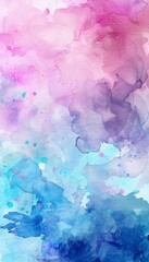 Fototapeta premium Colorful watercolor gradient paint texture background for, cover design, interior decor and poster