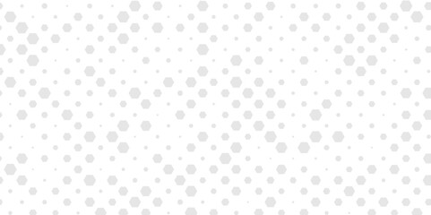 Abstract white background with seamless hexagon pattern texture. geometric pattern with gray hexagon vector Illustration. floral concept art with interior decoration wall and floor.
