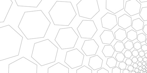 Abstract background with seamless geometric pattern . Geometry pattern hexagon. Hexagonal netting. seamless background with 3d illustration. structure futuristic white background and Embossed Hexagon.
