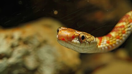 Obraz premium Beaked worm snake Grypotyphlops acutus