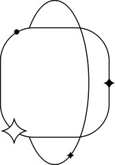 Minimalist Monoline Shape