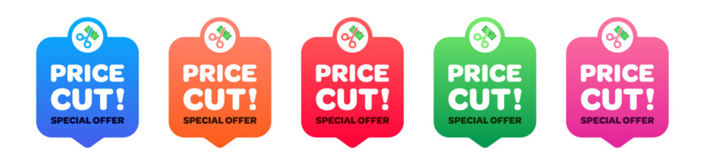 Price cut sale colorful set