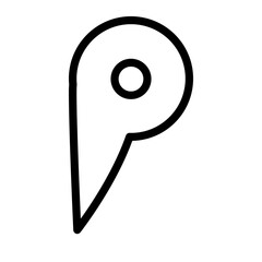 Pin Location icon template