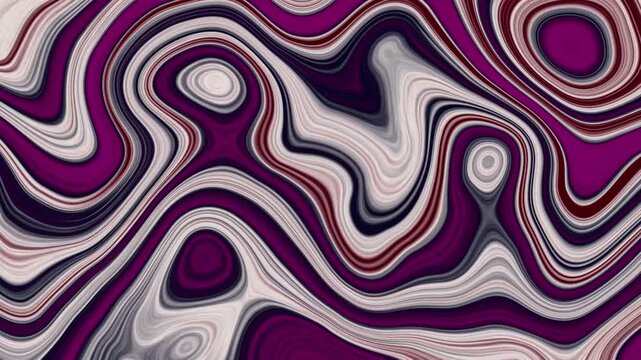 Liquid Fractual white purple background