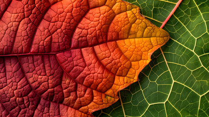 Fototapeta premium orange leaf texture